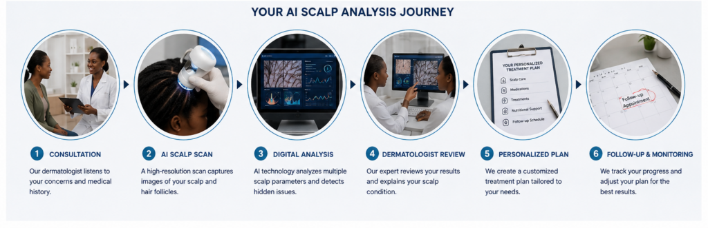 AI Scalp Analysis Process in Nairobi